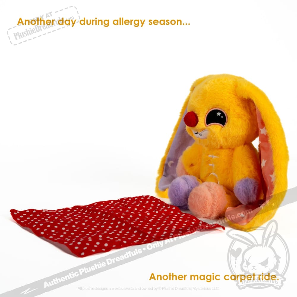 Plushie Dreadfuls - Allergy Rabbit Plush Stuffed Animal Plush