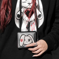 Angry Rabbit Hoodie and Wallet Set - Mysterious