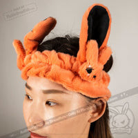 Load image into Gallery viewer, Anxiety Rabbit Plush Headband Set - Mysterious
