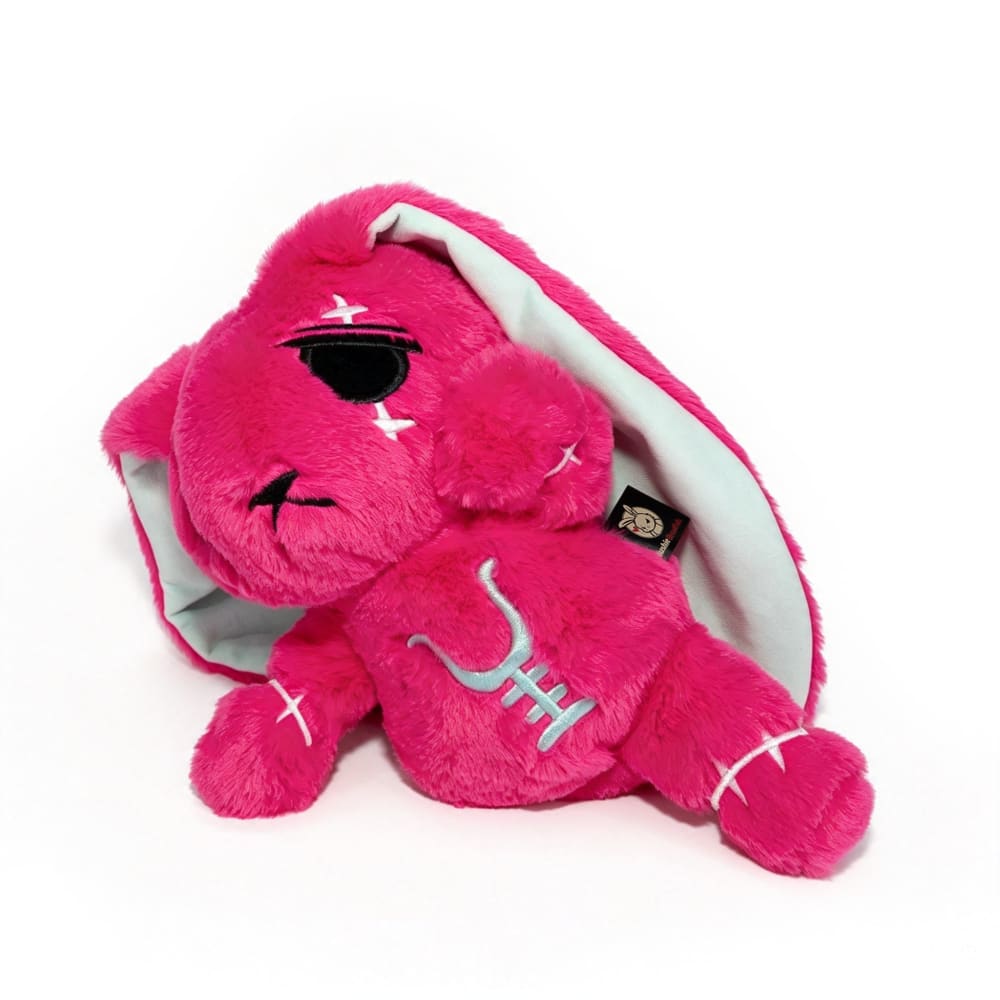 Anxiety Rabbit Hot Pink and Mint Limited Edition - Plush Stuffed Animal - plush