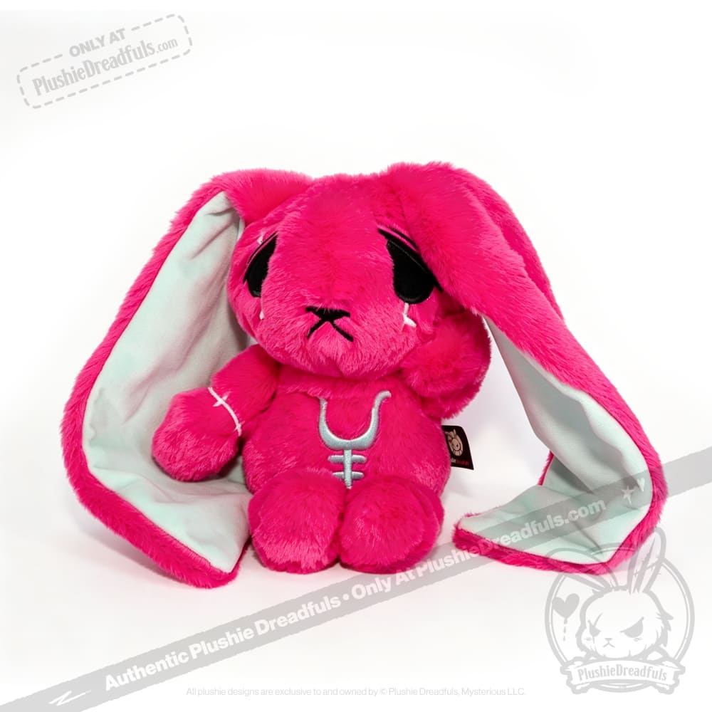 Anxiety Rabbit Hot Pink and Mint Limited Edition - Plush Stuffed Animal - plush