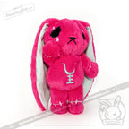 Anxiety Rabbit Hot Pink and Mint Limited Edition - Plush Stuffed Animal - plush