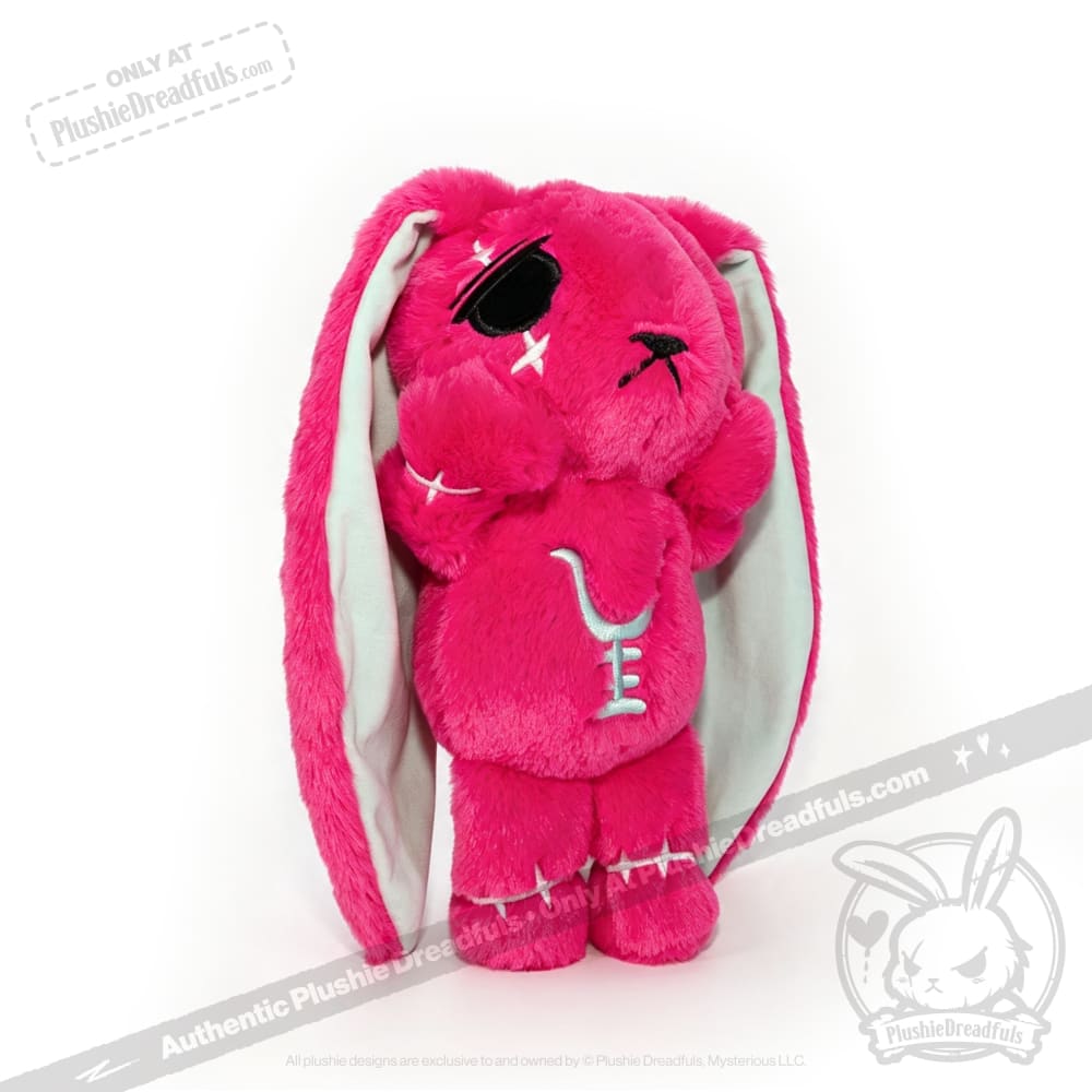 Anxiety Rabbit Hot Pink and Mint Limited Edition - Plush Stuffed Animal - plush