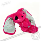 Anxiety Rabbit Hot Pink and Mint Limited Edition - Plush Stuffed Animal - plush