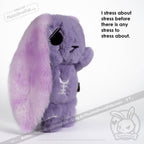 Plushie Dreadfuls - Anxiety Rabbit (Purple Limited Edition) Plush Stuffed Animal Plush