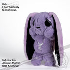 Plushie Dreadfuls - Anxiety Rabbit (Purple Limited Edition) Plush Stuffed Animal Plush
