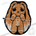 Anxiety Rabbit Rug Home Decoration