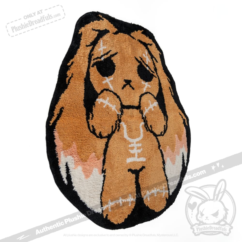 Anxiety Rabbit Rug Home Decoration