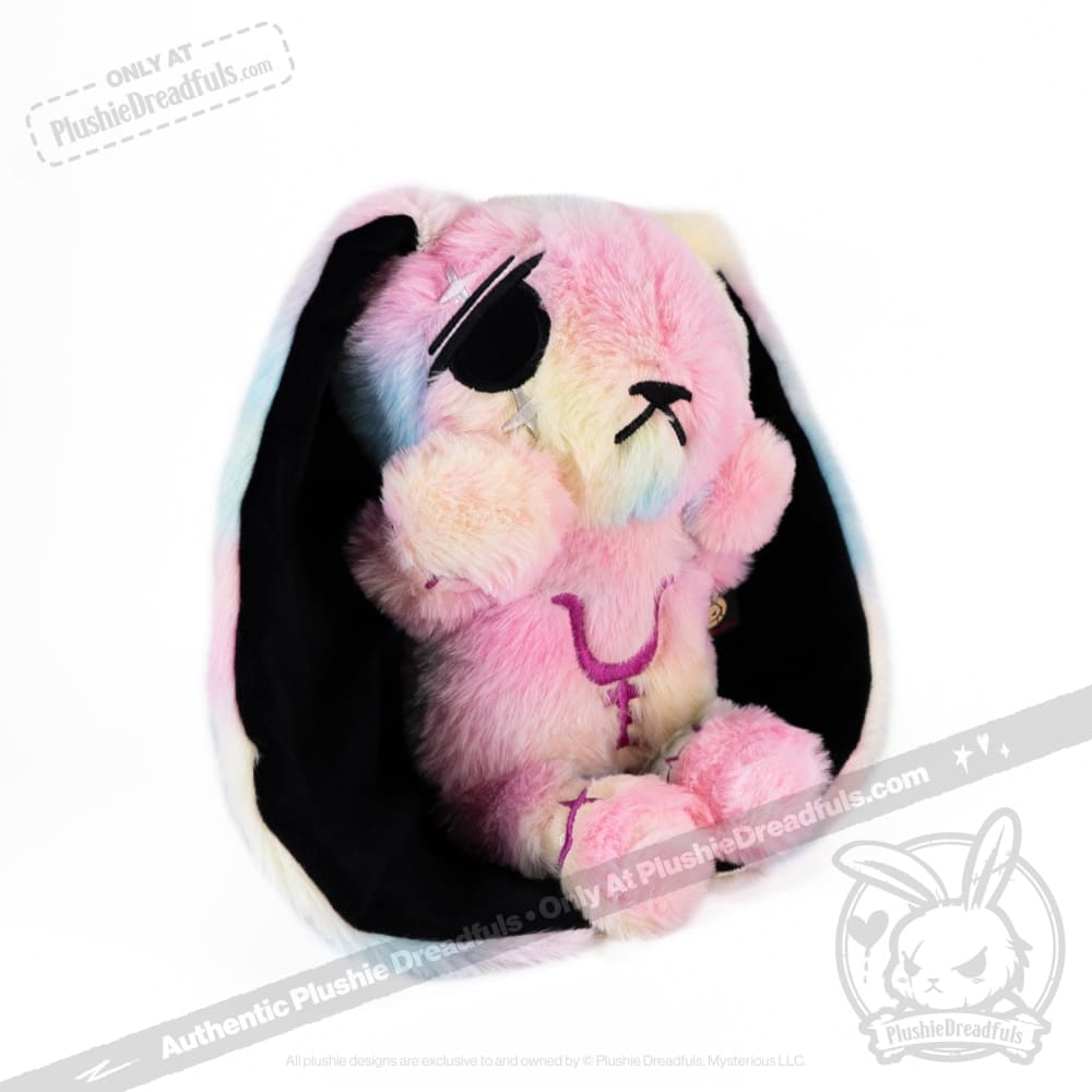 Plushie Dreadfuls Anxiety Rabbit Tie Dye Limited Edition Plush Stuffed Animal plush