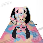 Plushie Dreadfuls - Anxiety Rabbit Tie Dye Limited Edition - Plush Stuffed Animal plush