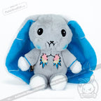 Plushie Dreadfuls - Asthma Rabbit - Plush Stuffed Animal - Mysterious