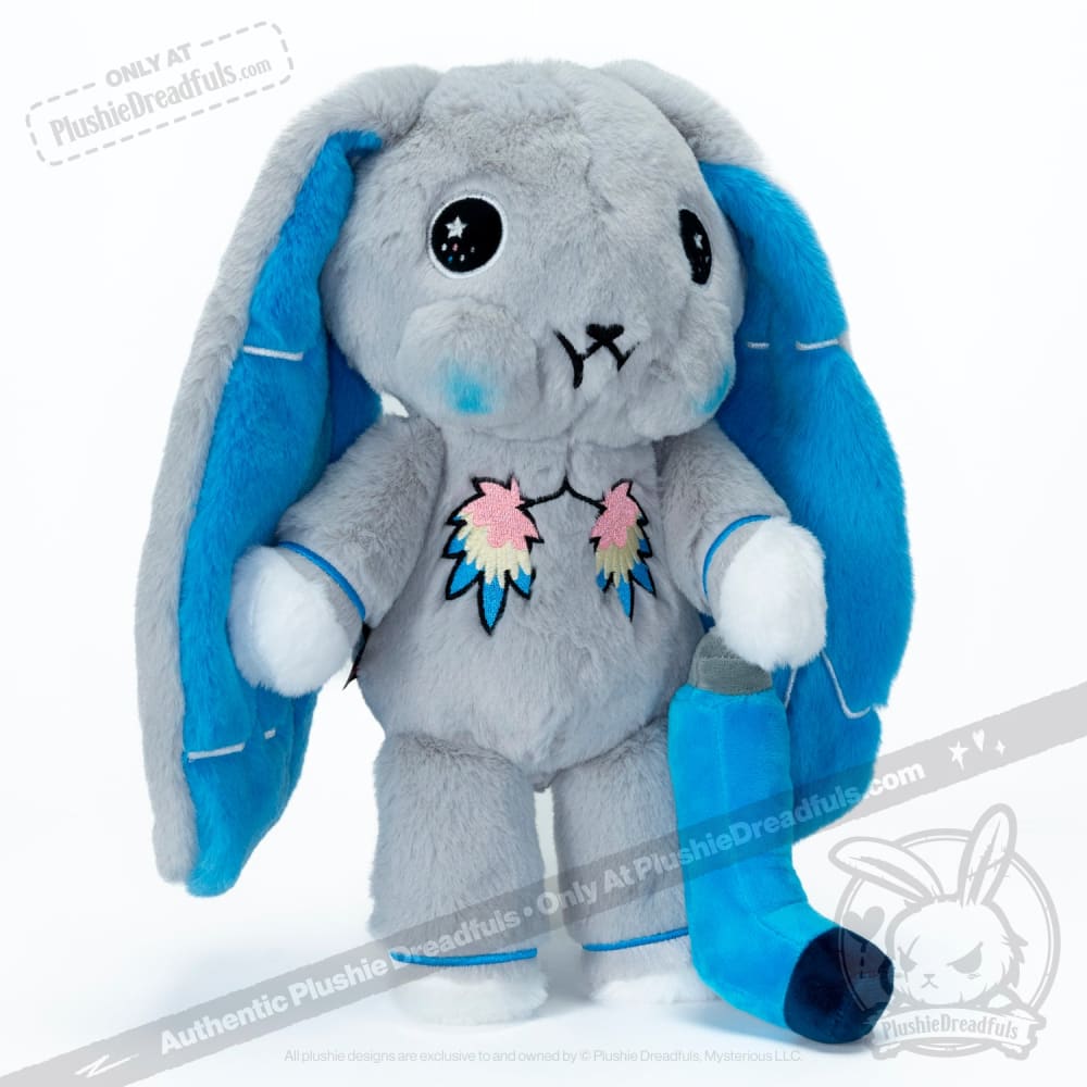 Plushie Dreadfuls - Asthma Rabbit - Plush Stuffed Animal - Mysterious