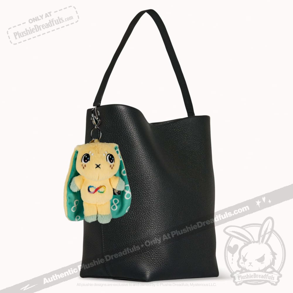 Plushie Dreadfuls - Autism Rabbit Plush Keychain Accessory Keychain