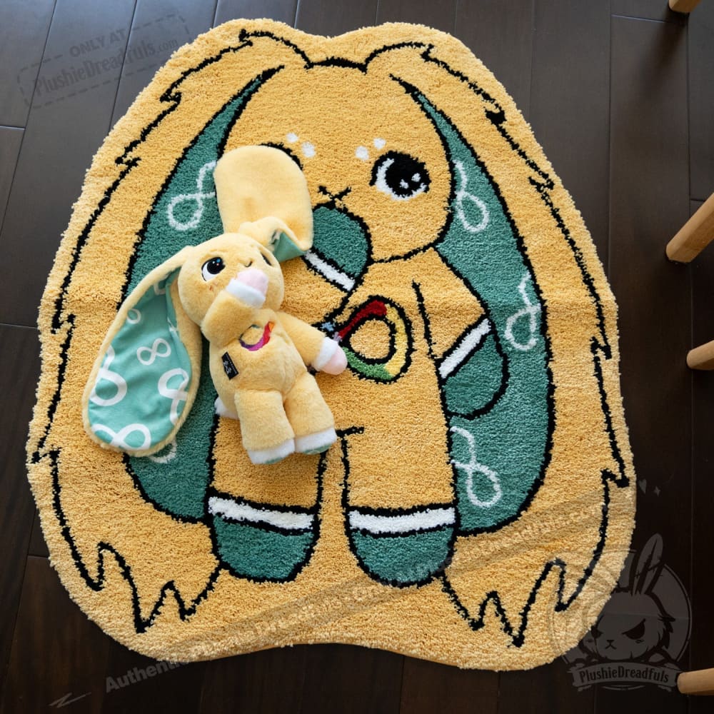 Autism Rabbit Rug Home Decoration