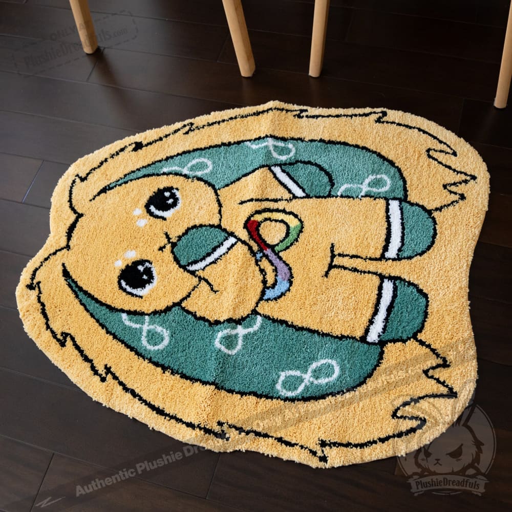 Autism Rabbit Rug Home Decoration
