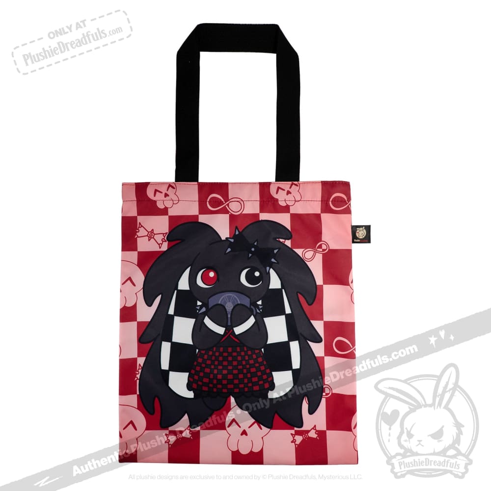 Autism Spectrum Rabbit Goth Edition - Plush Rabbit Stuffed Animal