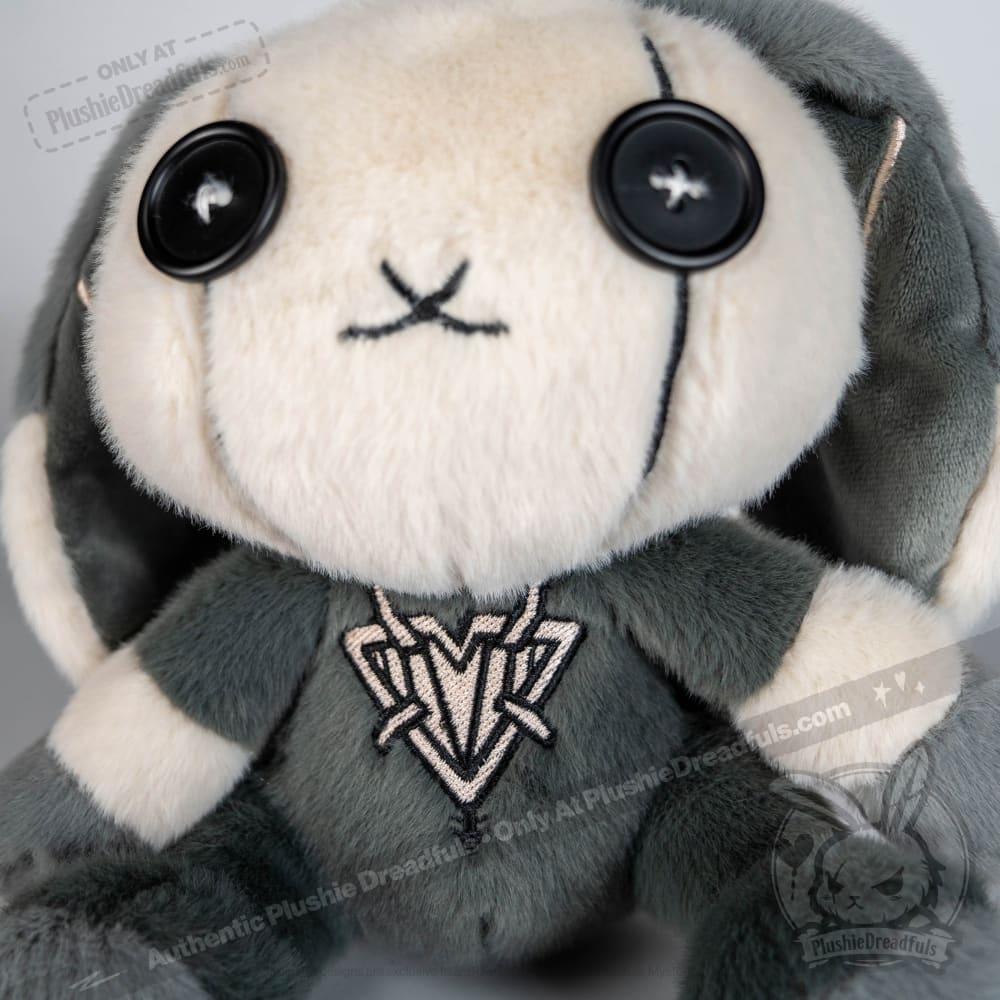 Plushie Dreadfuls -Avoidant Personality Disorder Rabbit - Plush Stuffed Animal - Mysterious