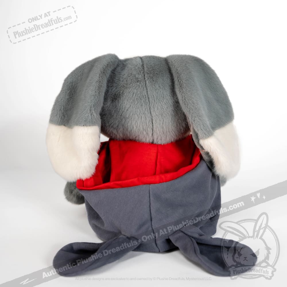 Plushie Dreadfuls -Avoidant Personality Disorder Rabbit - Plush Stuffed Animal - Mysterious