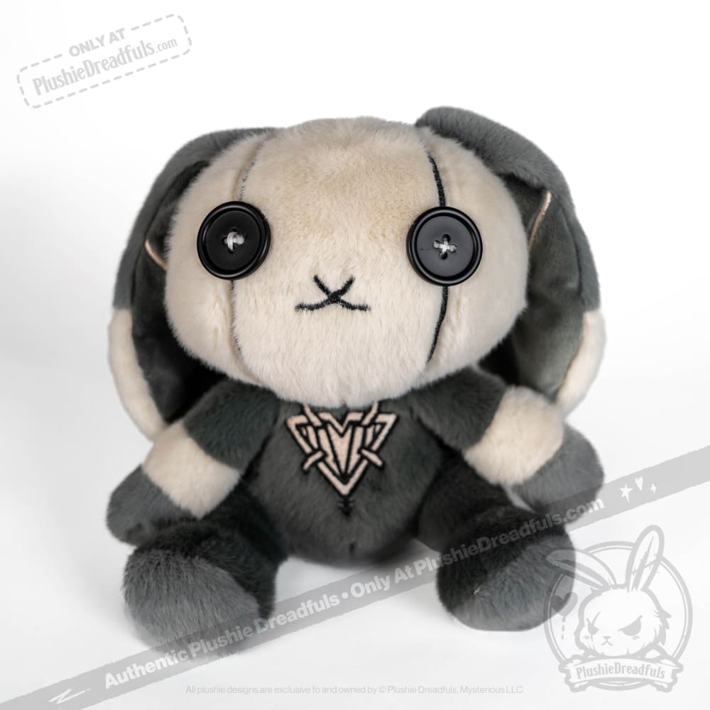 Plushie Dreadfuls -Avoidant Personality Disorder Rabbit - Plush Stuffed Animal - Mysterious