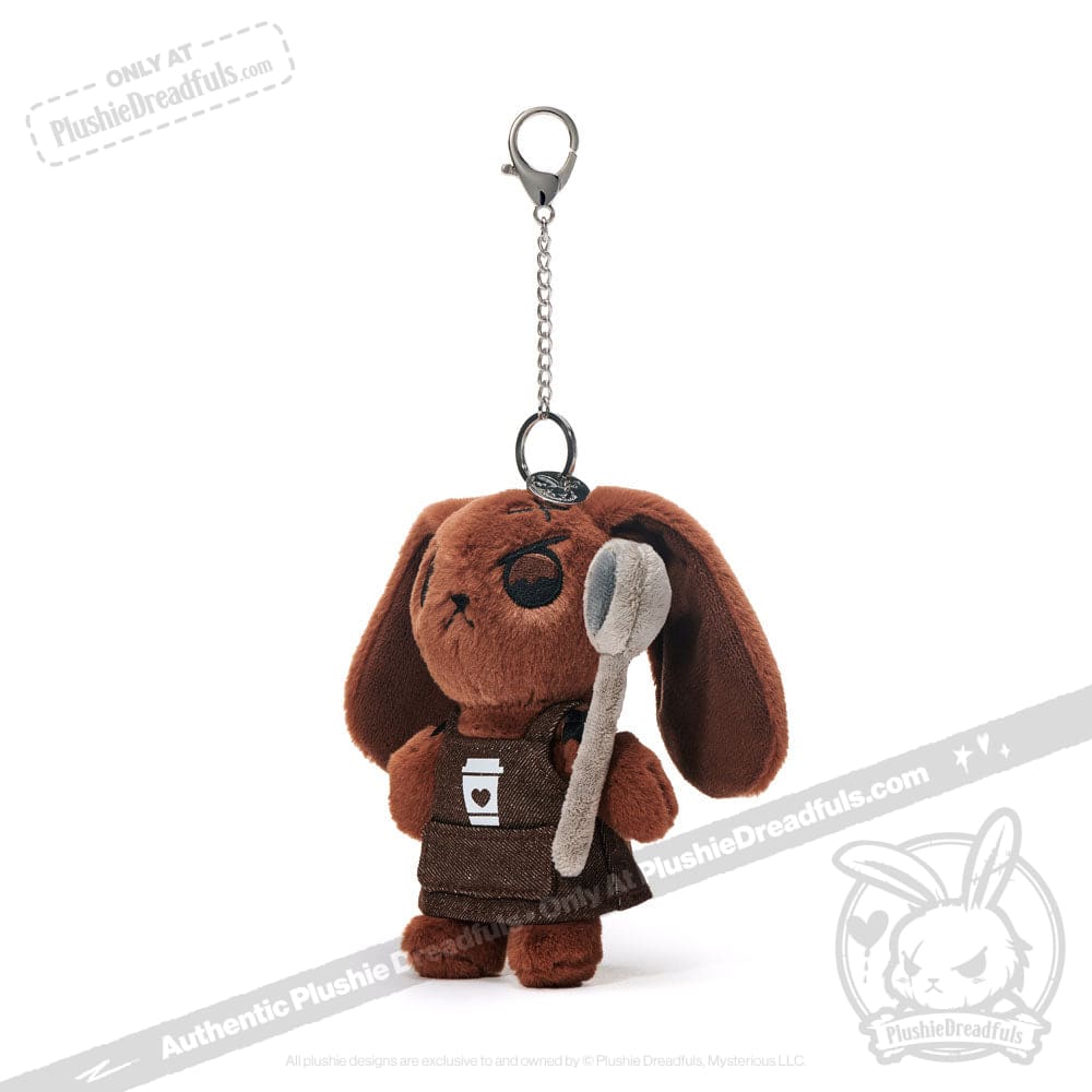 Barista Plush Keychain Accessory – Mysterious