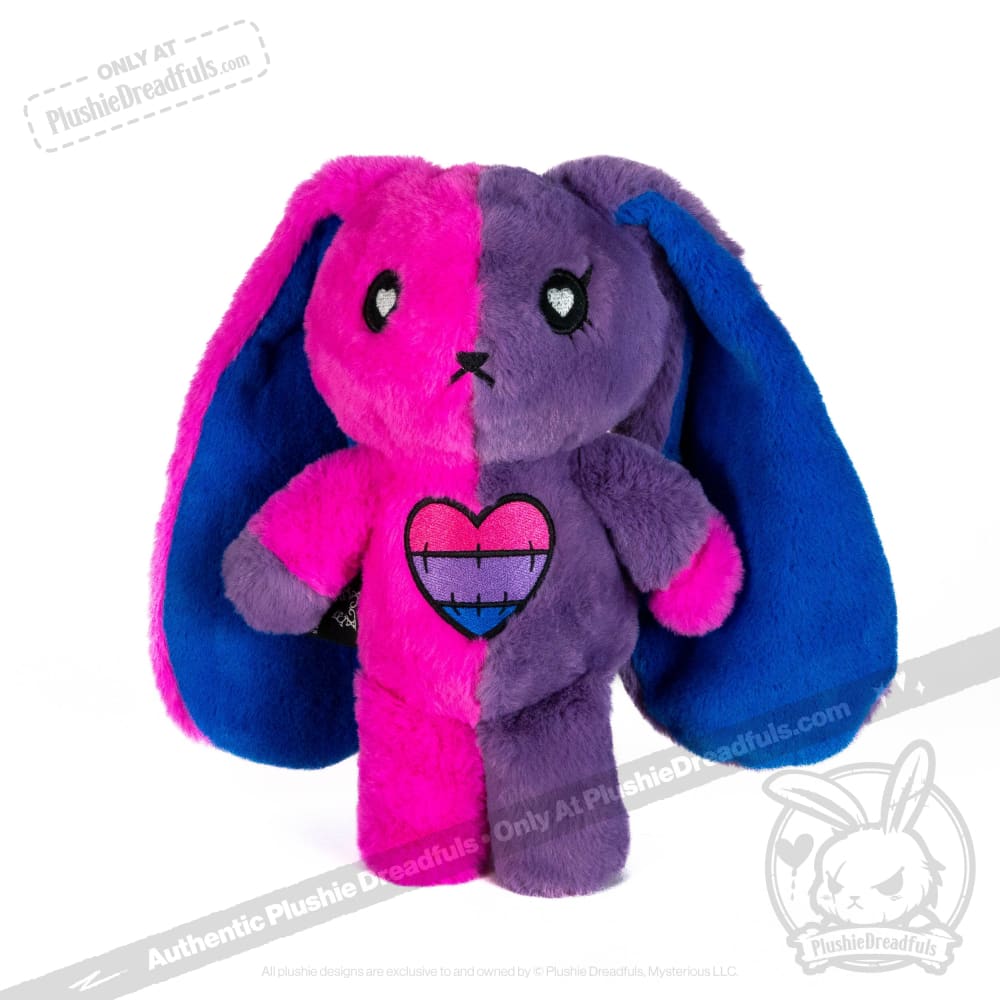 Plushie Dreadfuls - Bi Bunny - Plush Stuffed Animal - Mysterious
