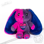 Plushie Dreadfuls - Bi Bunny - Plush Stuffed Animal - Mysterious