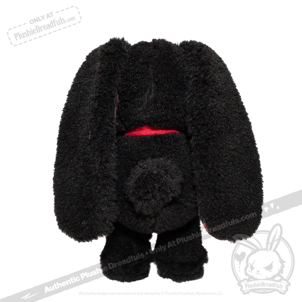Black Plaid Love Rabbit - Plush Stuffed Animal – Mysterious