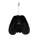 Plushie Dreadfuls - Black Plaid Love Rabbit Plush Keychain Accessory - Mysterious