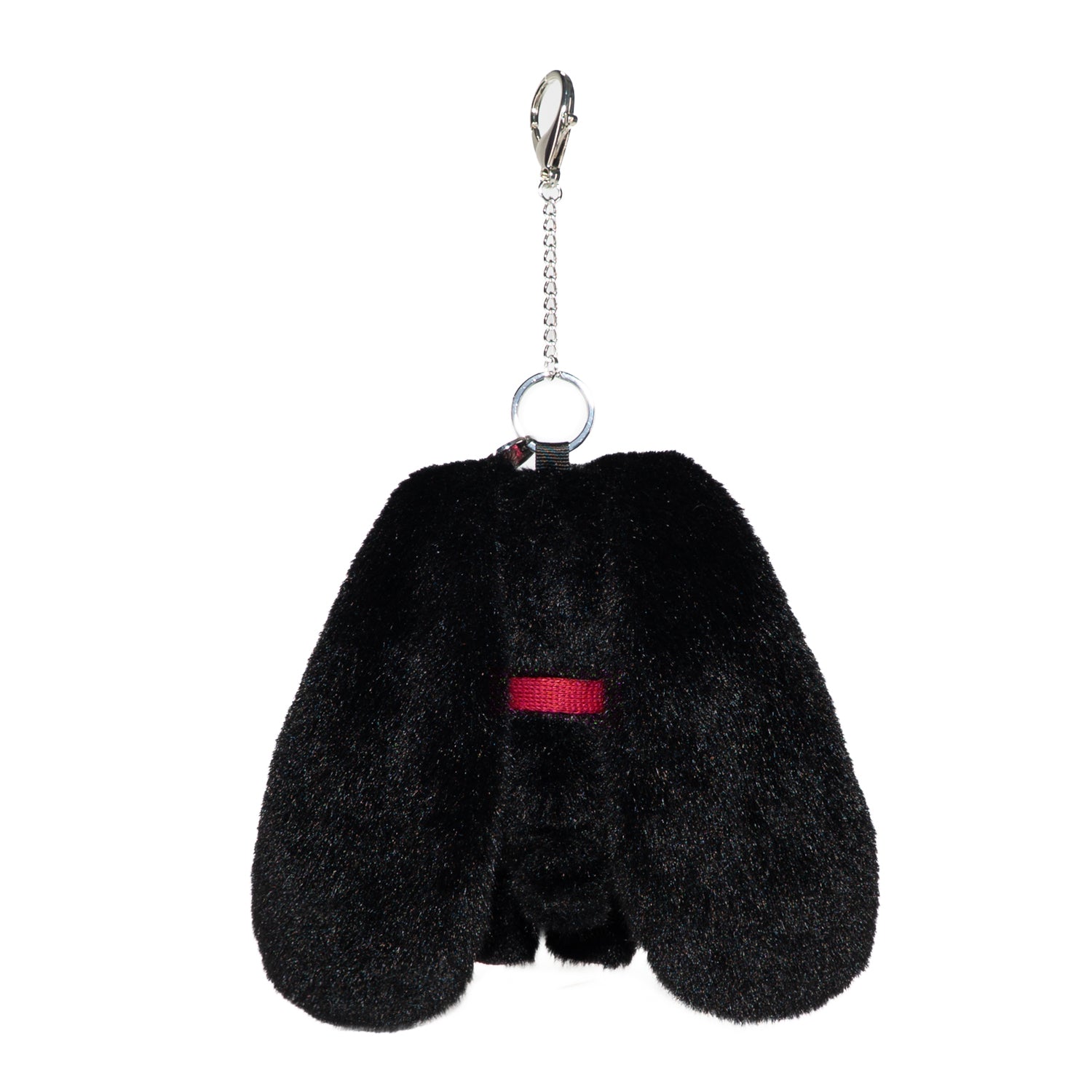 Plushie Dreadfuls - Black Plaid Love Rabbit Plush Keychain Accessory - Mysterious