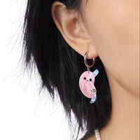 Load image into Gallery viewer, Bone Organ Izer Heart and Stomach Earrings Earring
