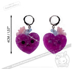 Bone Organ Izer Heart and Stomach Earrings Earring