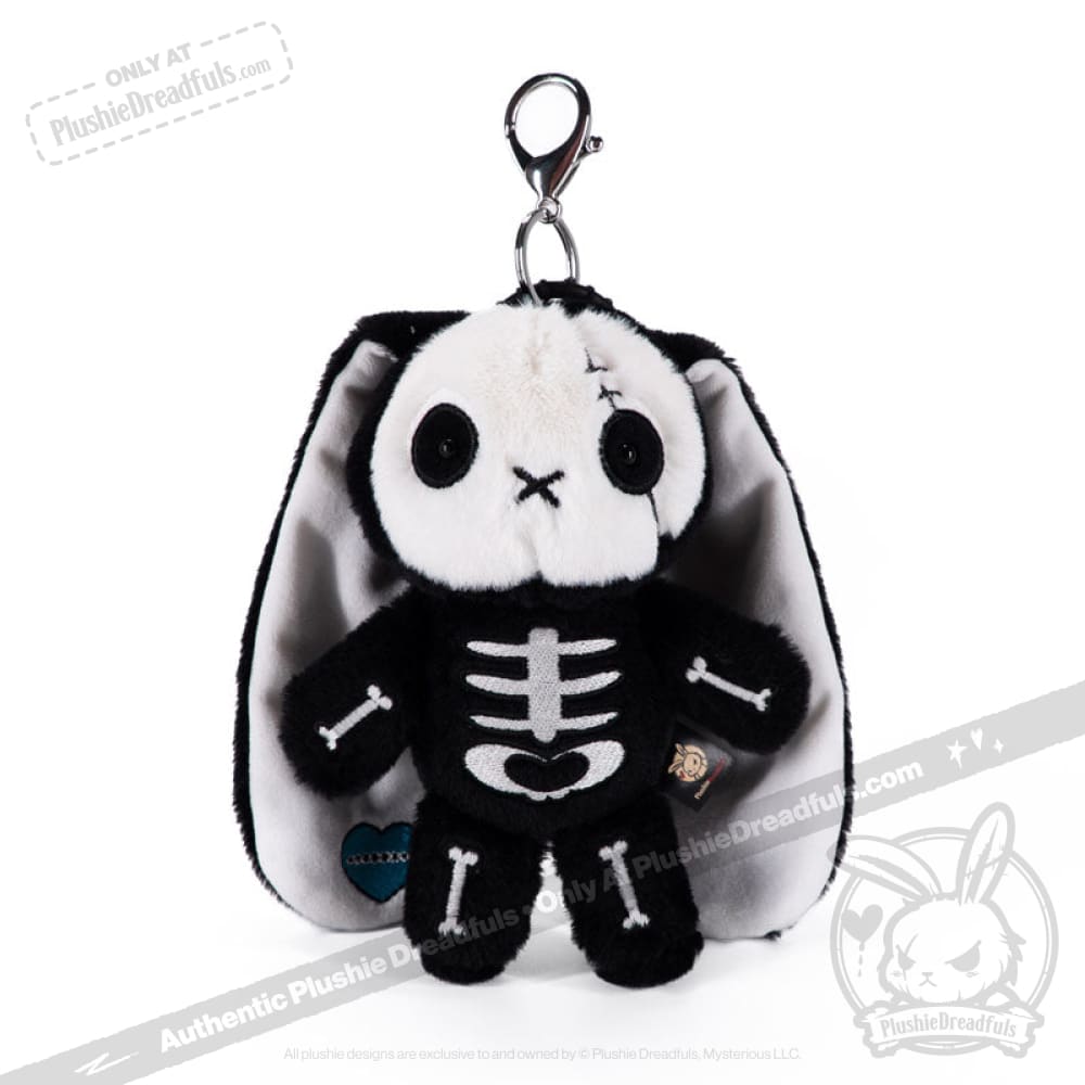 Bone Organ Izer Rabbit Plush Keychain Accessory – Mysterious