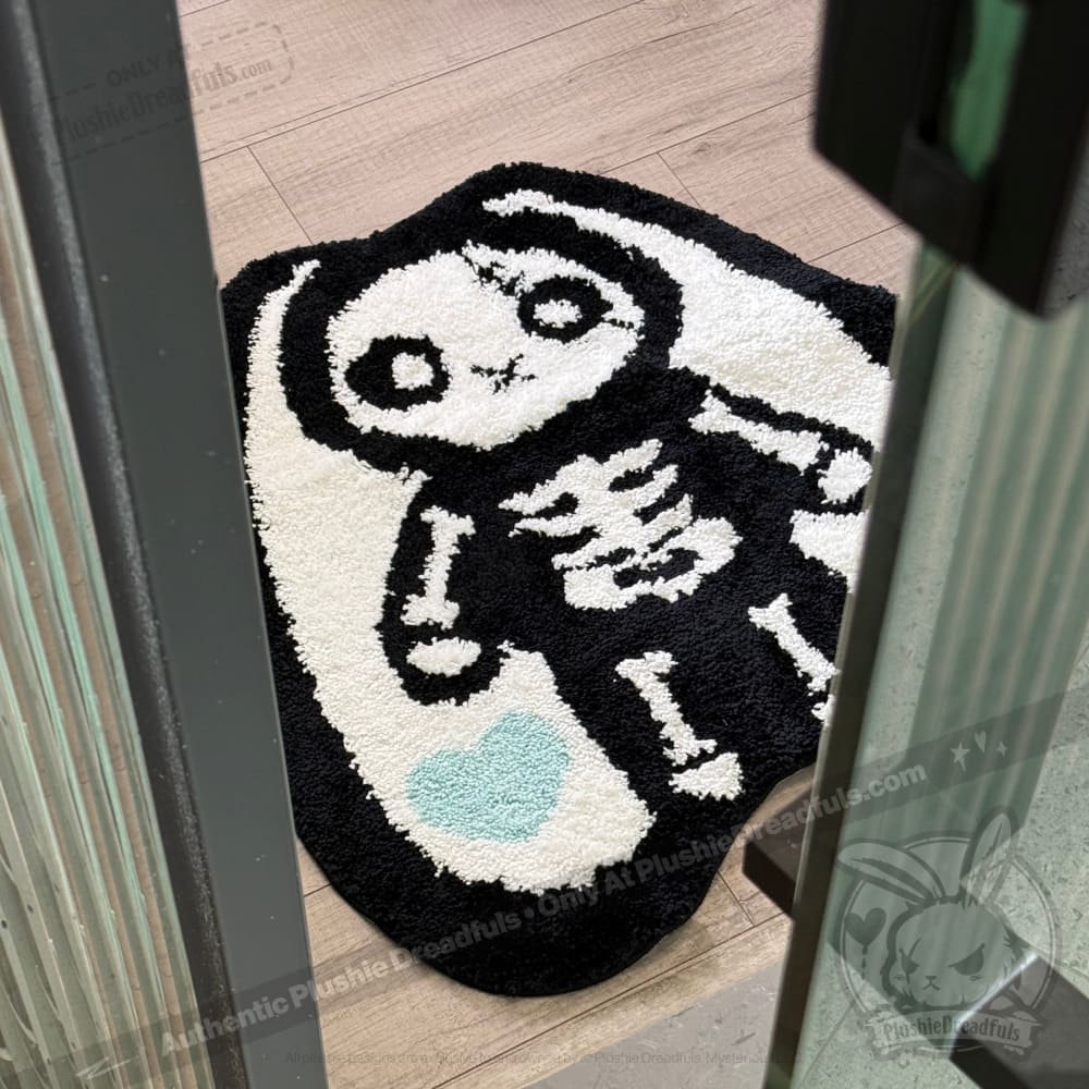 Bone Organ Izer Rabbit Rug Home Decoration