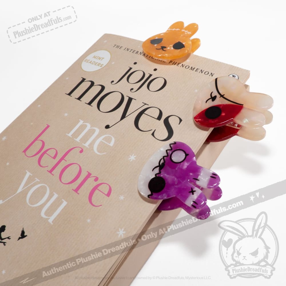 Plushie Dreadfuls - Book Clips hair clip