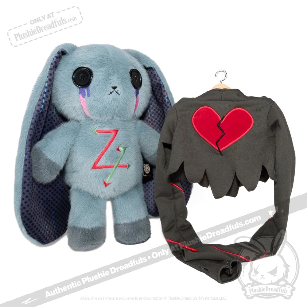 Plushie Dreadfuls - Bullied into Silence Rabbit - Plush Stuffed Animal toy
