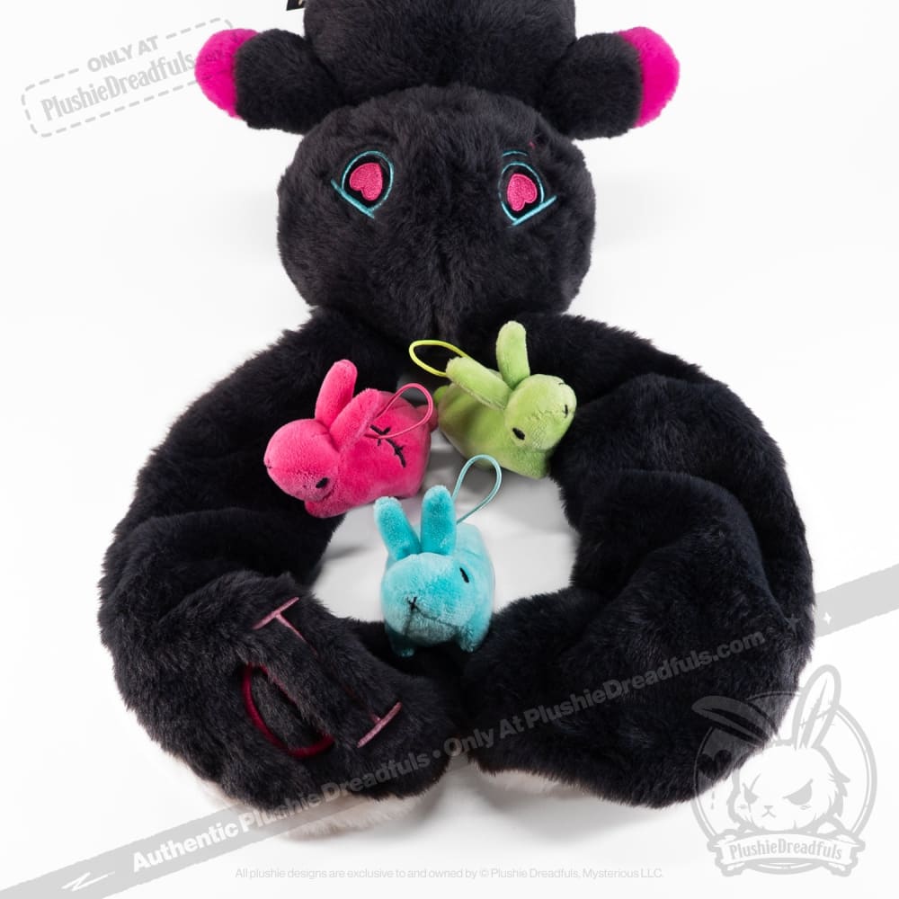 Plushie Dreadfuls - Buns in a Bun Pregnant Rabbit - Plush Stuffed Animal plush