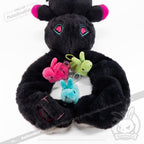 Plushie Dreadfuls - Buns in a Bun Pregnant Rabbit - Plush Stuffed Animal plush