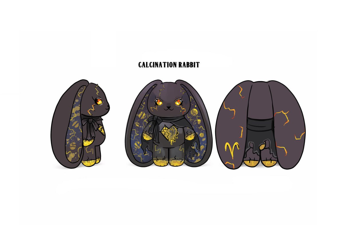 ぬいぐるみドレッドフルズ - カルシネーションラビット