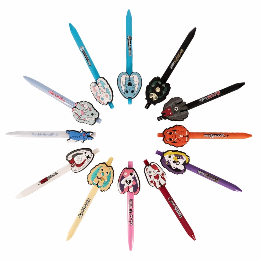 Plushie Dreadfuls Character Pens 5x Random Pens (Our Choice) pen