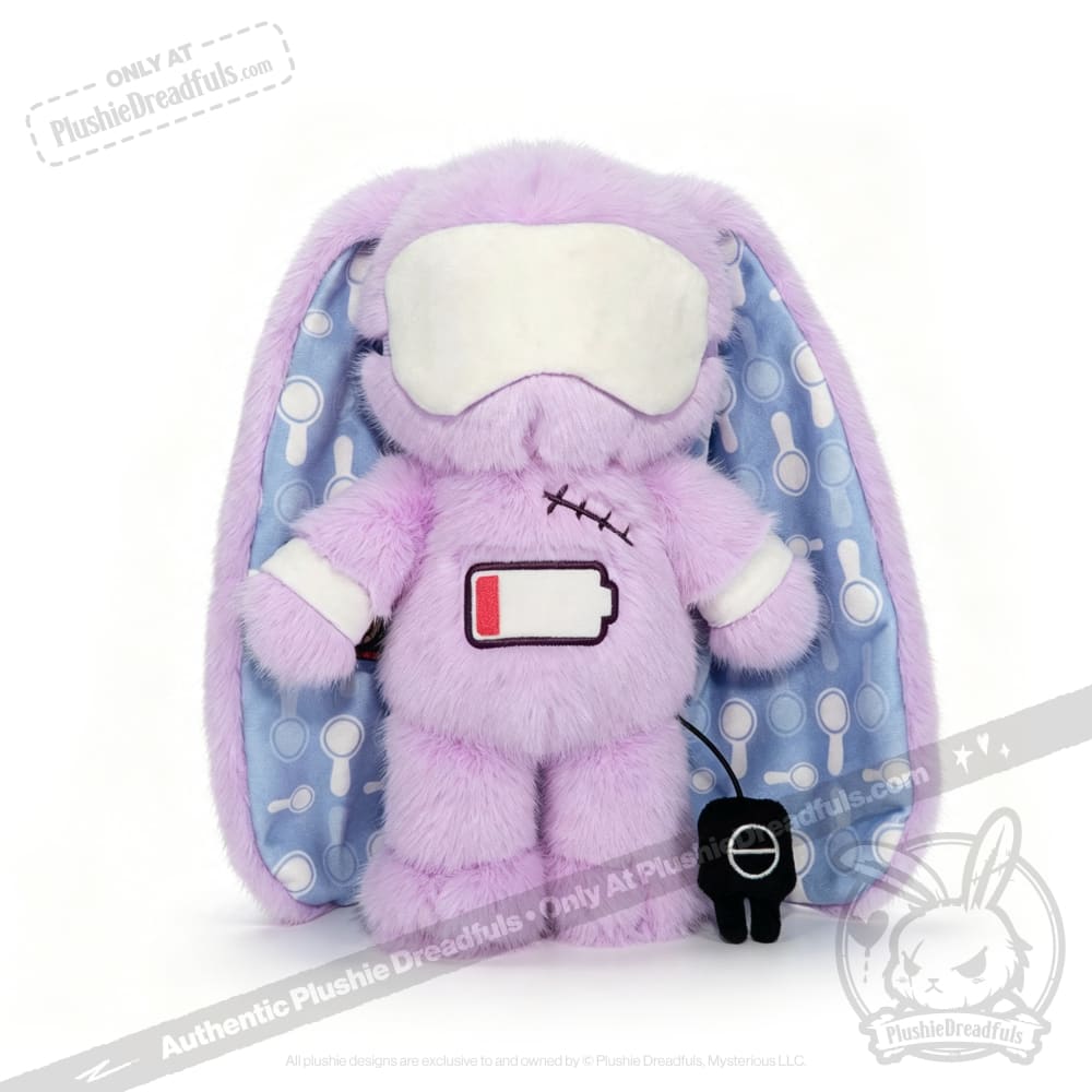 Chronic Fatigue Rabbit - Plush Stuffed Animal - toy