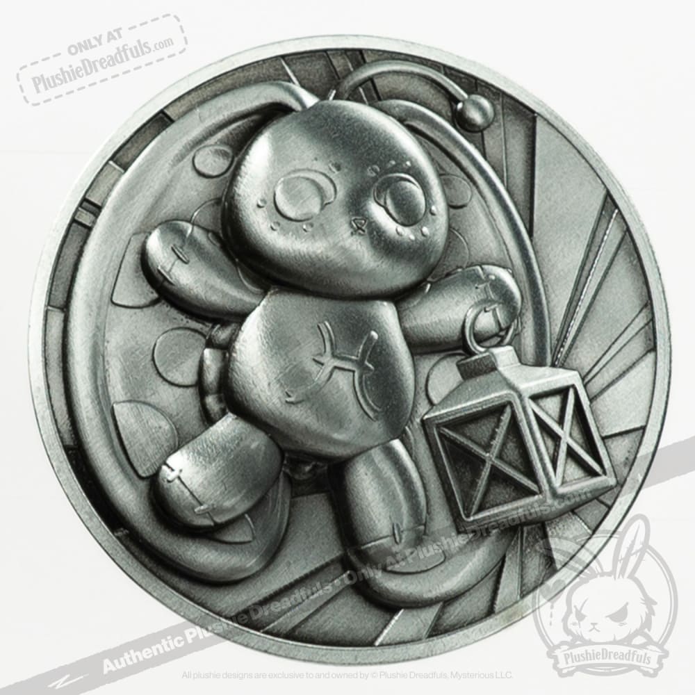 Plushie Dreadfuls Collectible Coin - Zodiac Rabbit - Mysterious