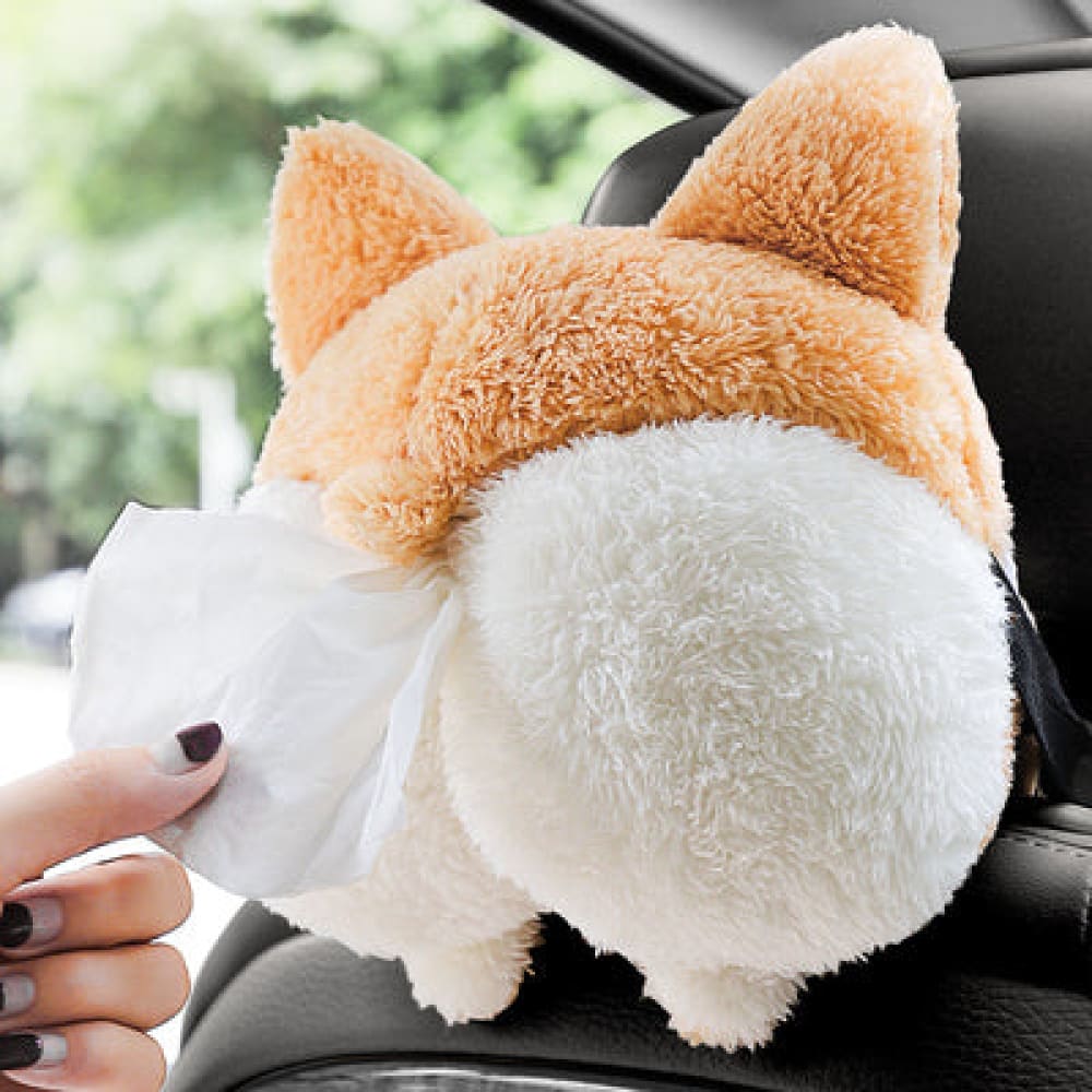 Corgi Butt Tissue Dispenser - Mysterious