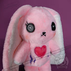 Plushie Dreadfuls - Cushing's Syndrome Bunny - Plush Stuffed Animal - Mysterious