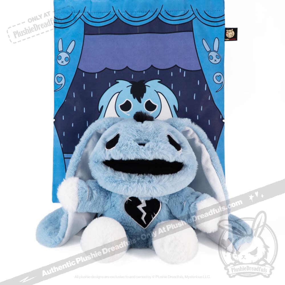 Depression Rabbit Plush Puppet – Mysterious