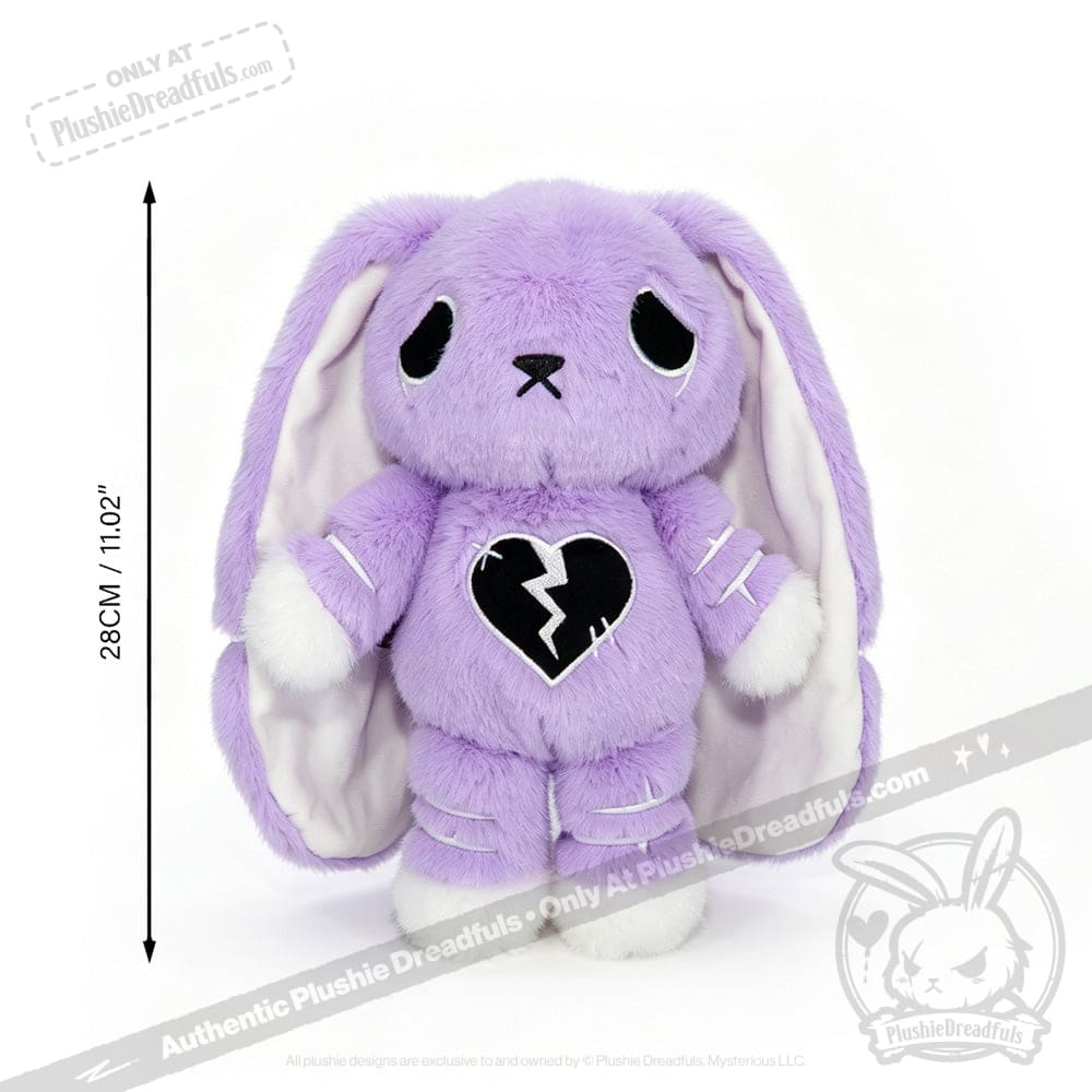 Depression Rabbit V2 Lavender LE- Plush Stuffed Animal – Mysterious