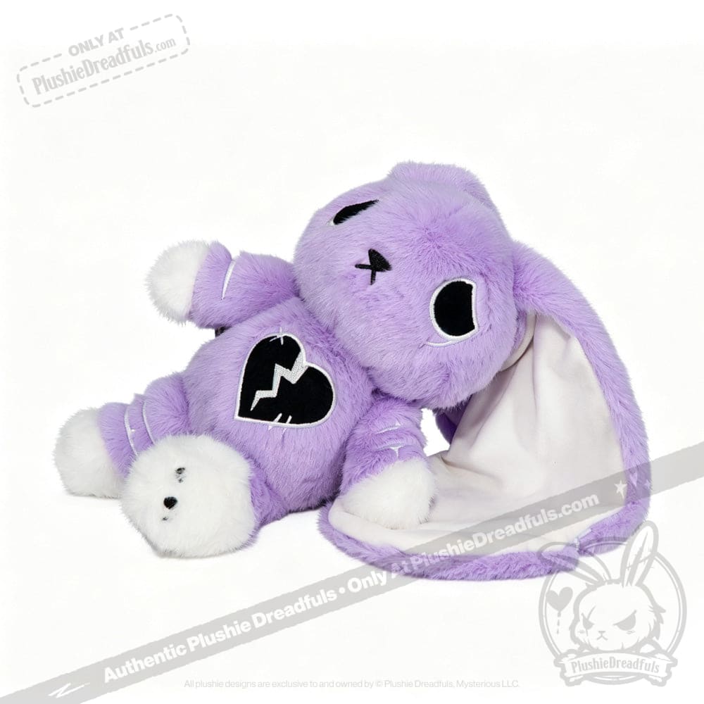 Depression Rabbit V2 Lavender LE- Plush Stuffed Animal – Mysterious