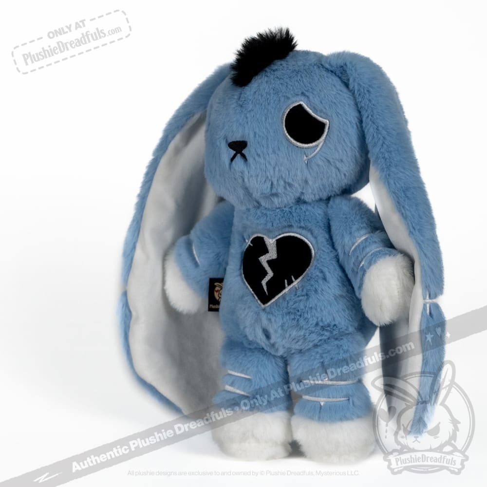 Plushie Dreadfuls - Depression Rabbit V2 Mohawk Edition- Plush Stuffed Animal Toy