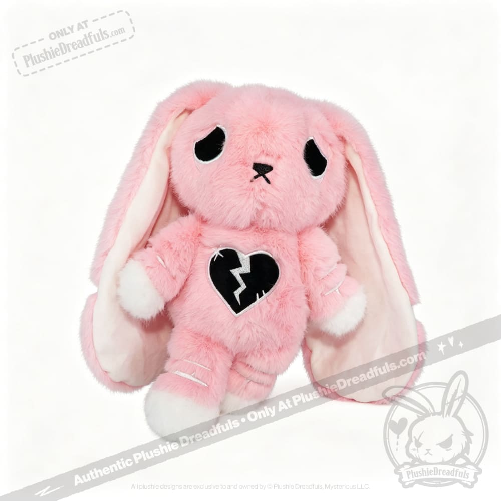 Depression Rabbit V2 Pink LE- Plush Stuffed Animal – Mysterious