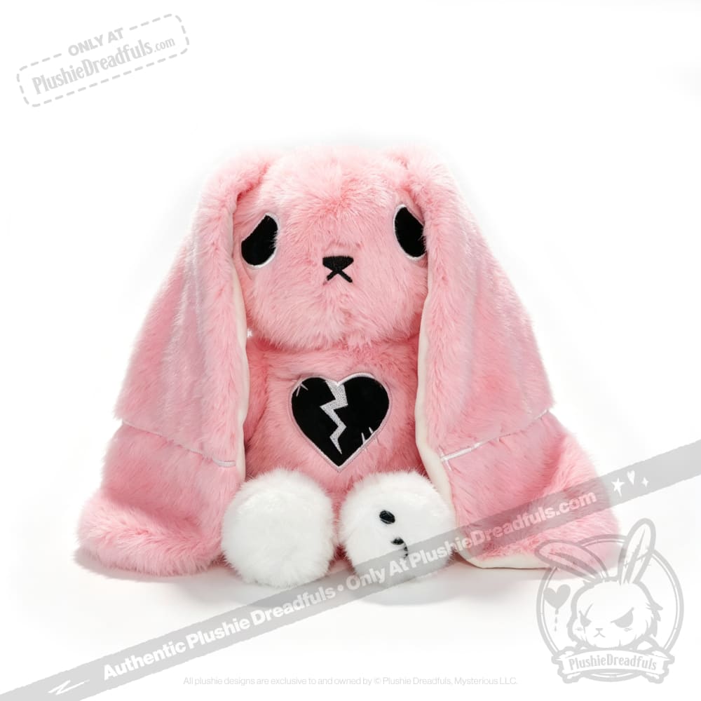 Depression Rabbit V2 Pink LE- Plush Stuffed Animal – Mysterious