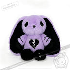 Depression Rabbit V2 Purple Black - Plush Stuffed Animal - toy